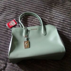 Valentino Tote , Light Green 💚 perfect condition 💯 leather never worn w